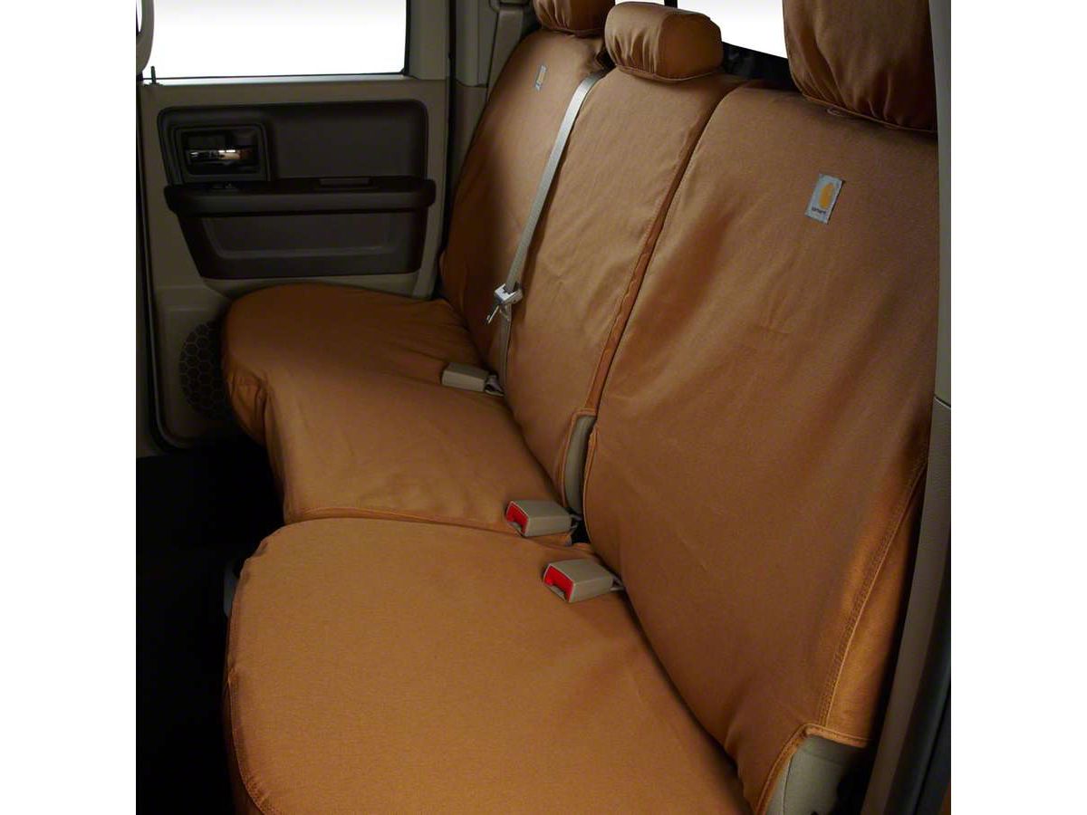 Covercraft 07-13 Toyota Tundra Carhartt PrecisionFit Custom Second Row Seat Covers - Brown