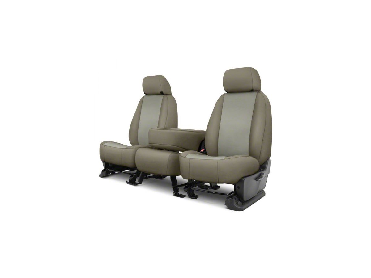 Covercraft 22-24 Toyota Tundra Endura PrecisionFit Custom Front Row Seat Covers - Charcoal/Silver
