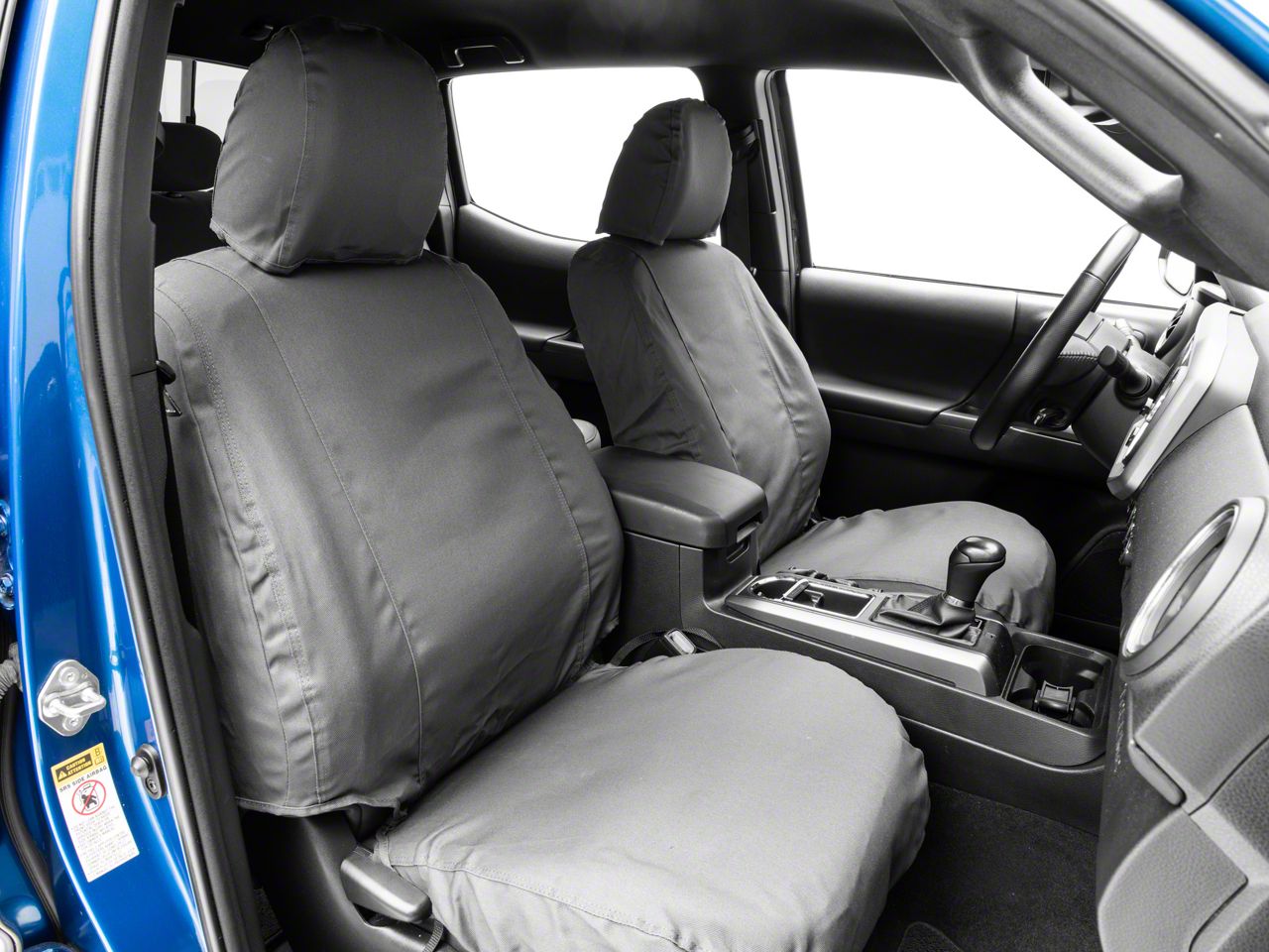 Covercraft 07-13 Toyota Tundra Polycotton SeatSaver Custom Second Row Seat Covers - Charcoal