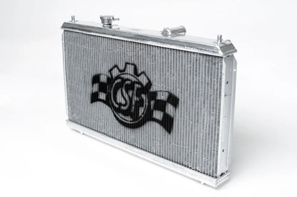 CSF 2850K polished all-aluminum K-swap radiator for Honda Civic and Acura Integra
