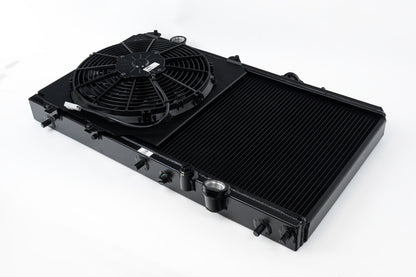 CSF 2850KB black all-aluminum K-swap radiator for 1992-2000 Honda Civic and 1994-2001 Acura Integra