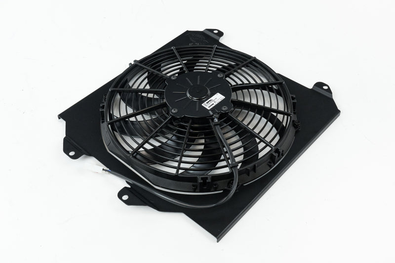 CSF 2858FB black aluminum fan shroud with 12-inch SPAL fan for Honda Civic