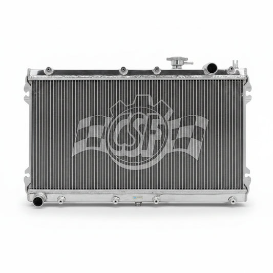 CSF 2862 polished all-aluminum radiator for 1990-1997 Mazda Miata NA manual models