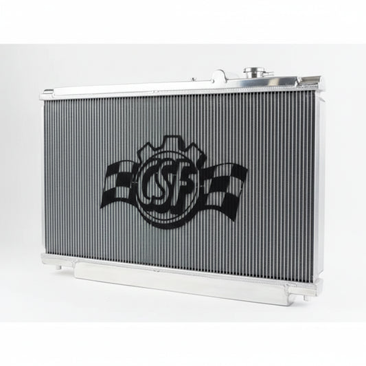 CSF 2882 polished all-aluminum radiator for 1993-1998 Toyota Supra A80 manual models