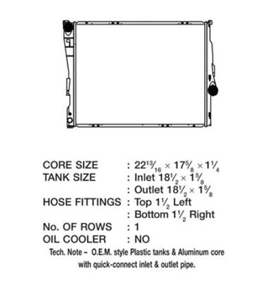 CSF 01-05 BMW 320i Radiator - 3708