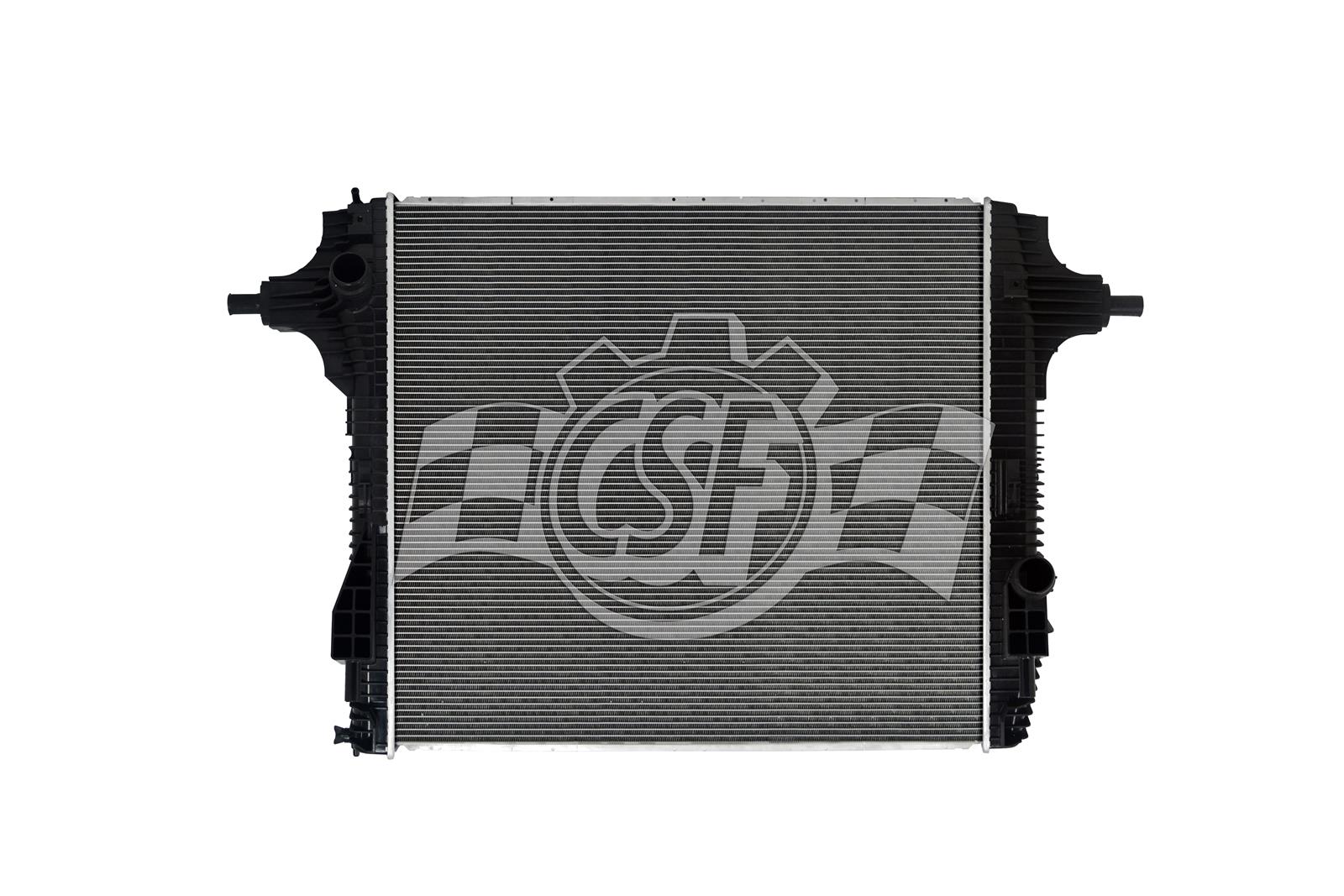 CSF 3947 aluminum and plastic radiator with transmission cooler for Ford F-250 and F-350 Super Duty trucks