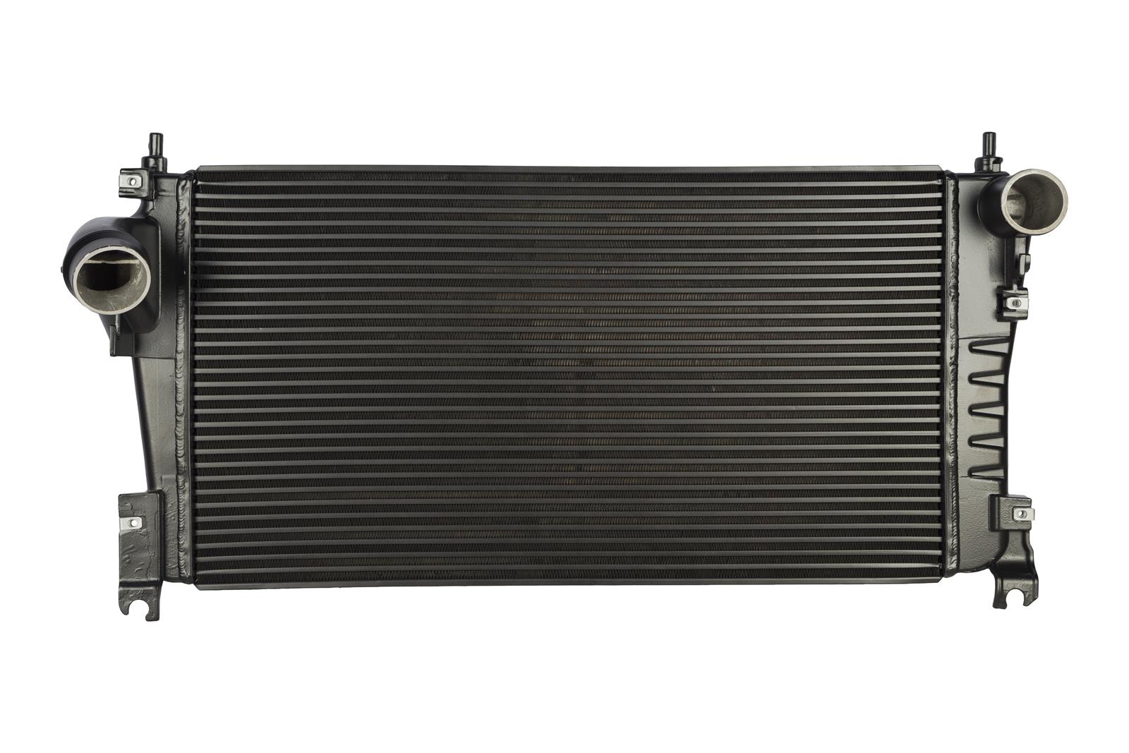 CSF 6002 black aluminum air-to-air intercooler for 2006-2010 Chevrolet Silverado and GMC Sierra HD 6.6L
