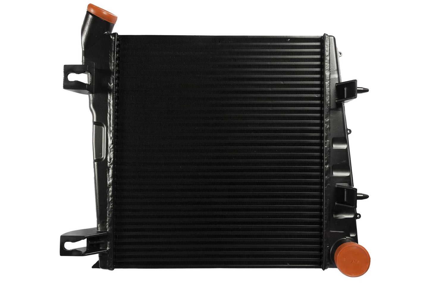 CSF 6012 black aluminum air-to-air intercooler for 2008-2010 Ford 6.4L Power Stroke Super Duty trucks