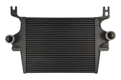 CSF 6013 black aluminum air-to-air intercooler for Ford Super Duty 6.0L Power Stroke trucks