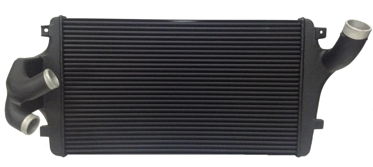 CSF 6015 black aluminum air-to-air intercooler for Ford Flex, Taurus, Lincoln MKS, and MKT