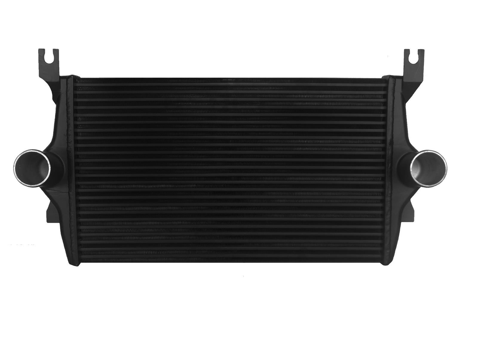 CSF 6017 black aluminum air-to-air intercooler for 1999-2003 Ford 7.3L Power Stroke trucks