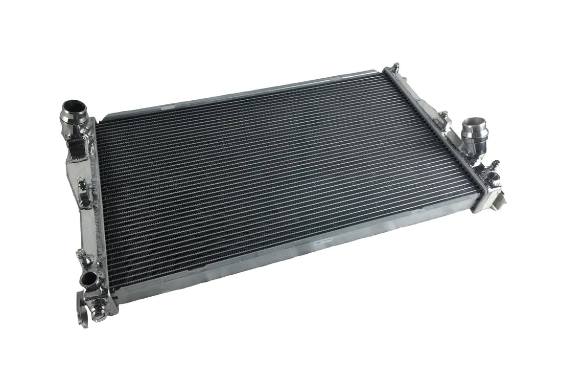 CSF 7046 all-aluminum 2-row radiator for BMW 1M, 135i, 335i, and Z4 automatic models