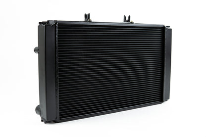 CSF 7088 black all-aluminum radiator for Porsche 944, 924S, and 968 manual models