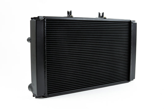 CSF 7088 black all-aluminum radiator for Porsche 944, 924S, and 968 manual models