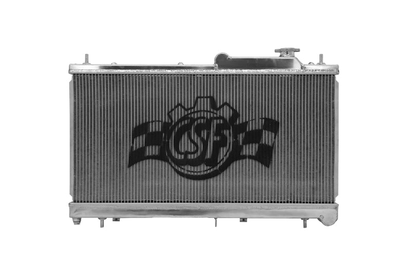 CSF 7094 polished aluminum high-performance radiator for Subaru WRX and STI