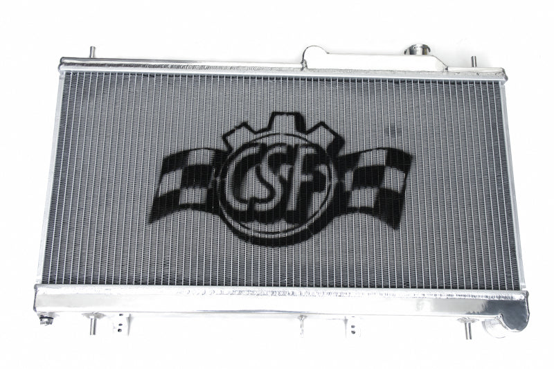 CSF 7095 2-row 42mm race-spec aluminum radiator for Subaru WRX and STI
