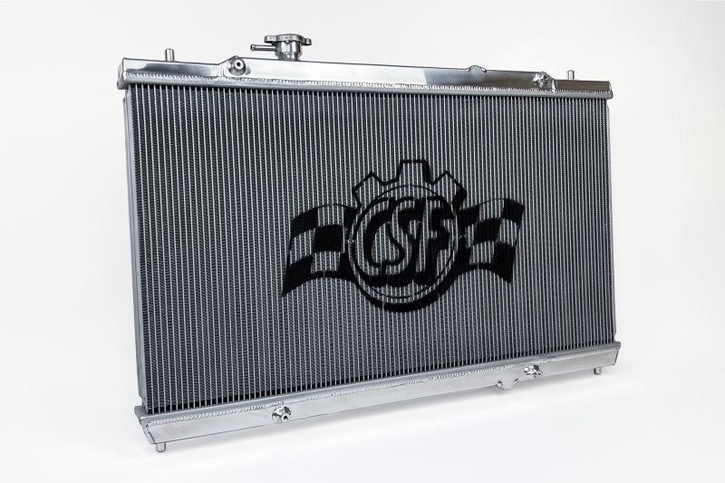 CSF 7222 polished all-aluminum radiator for Honda Civic, Accord, and Acura Integra