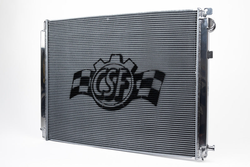 CSF 7226 polished all-aluminum radiator for Toyota GR Supra, BMW Z4, and BMW 330i