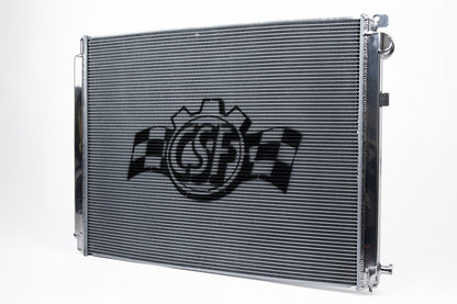 CSF 7226 polished all-aluminum radiator for Toyota GR Supra, BMW Z4, and BMW 330i