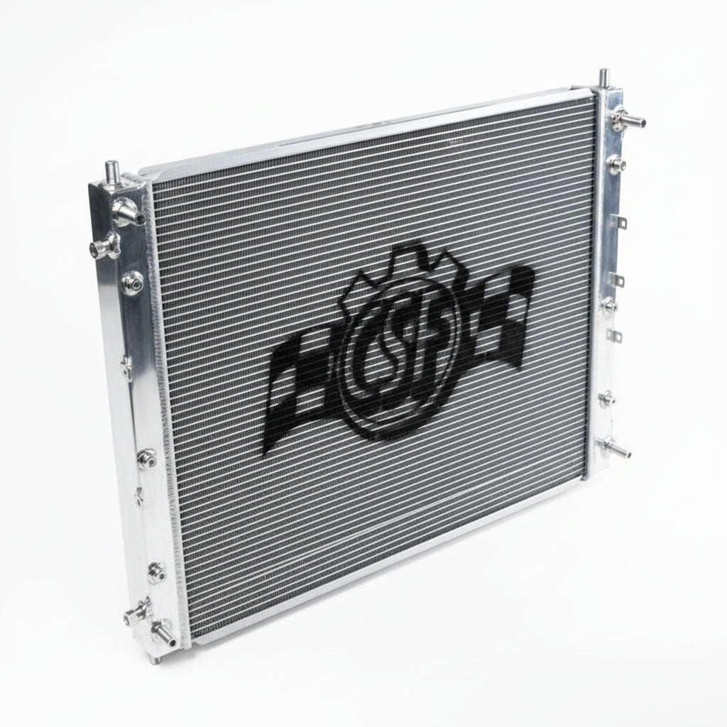 SF 8028 polished all-aluminum radiator for 2009-2015 Cadillac CTS-V