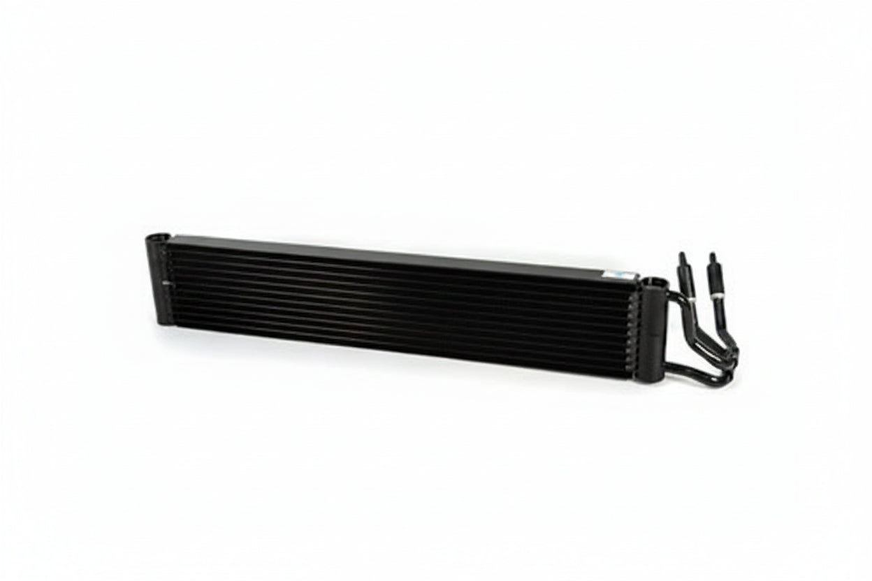 CSF 8081 black DCT transmission cooler for BMW F80 M3, F82 F83 M4, and F87 M2 Competition