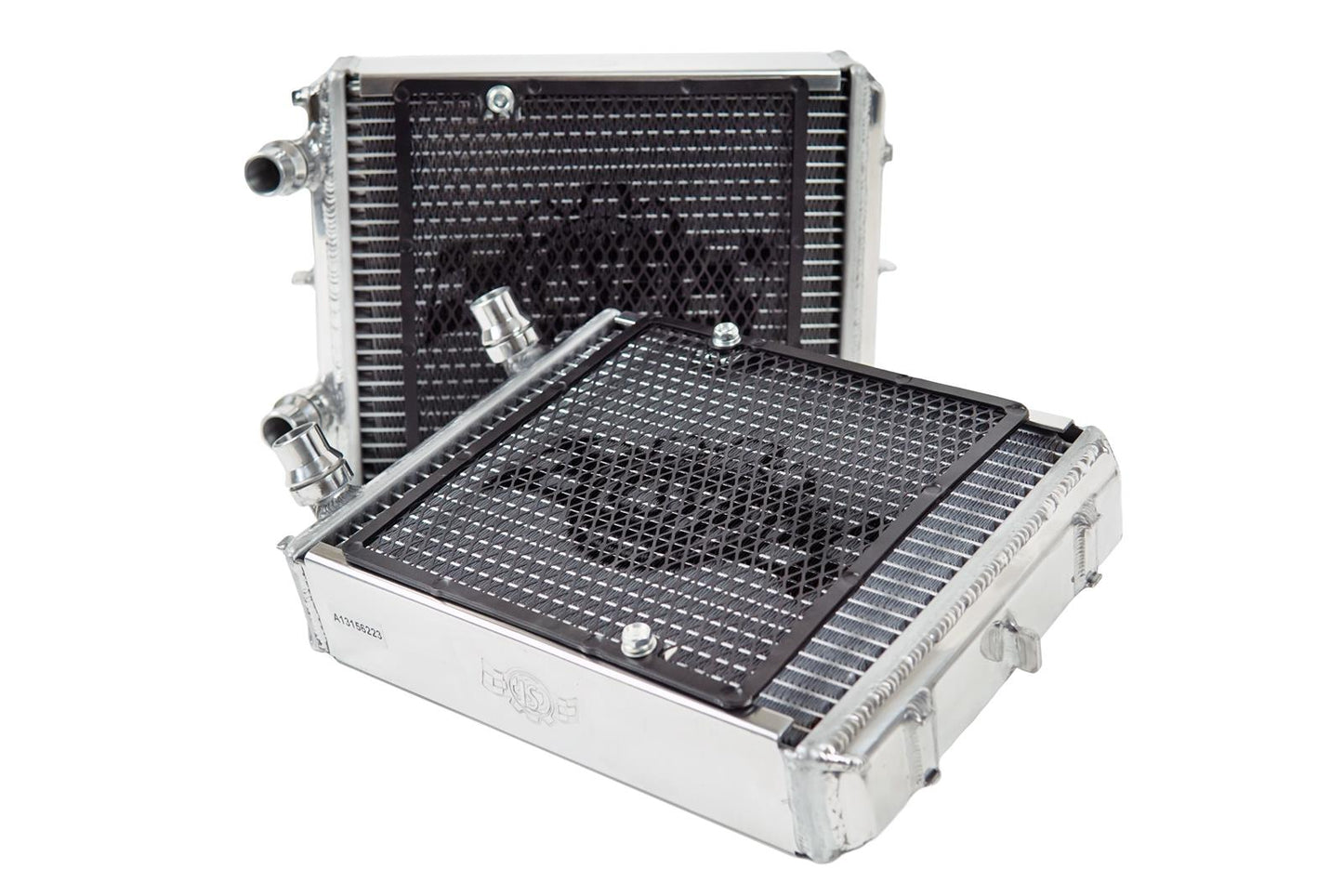 CSF 8190 polished auxiliary radiator for Mercedes-AMG GT C, GT R, GT R Pro, and GT Black Series