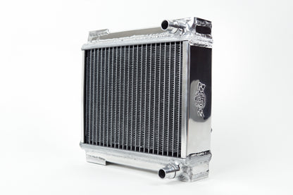 CSF 8198 polished all-aluminum auxiliary radiator for Mercedes-AMG M157, M278, and M133 models