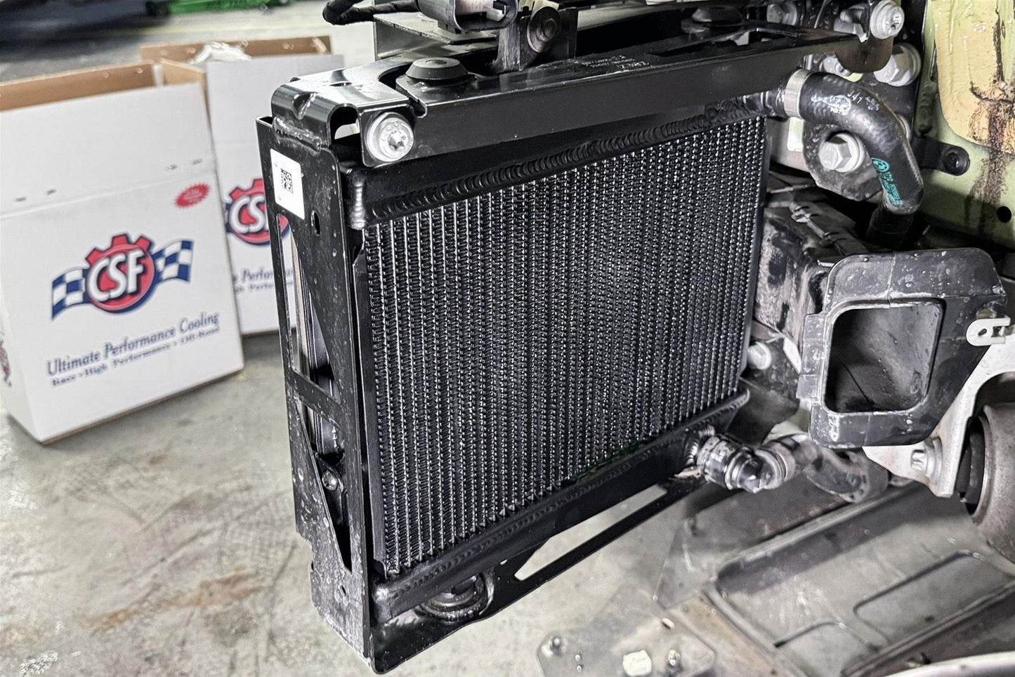 CSF Auxiliary Radiator for 2021-2026 BMW M3/M4 & 2023-2026 M2 - 8321