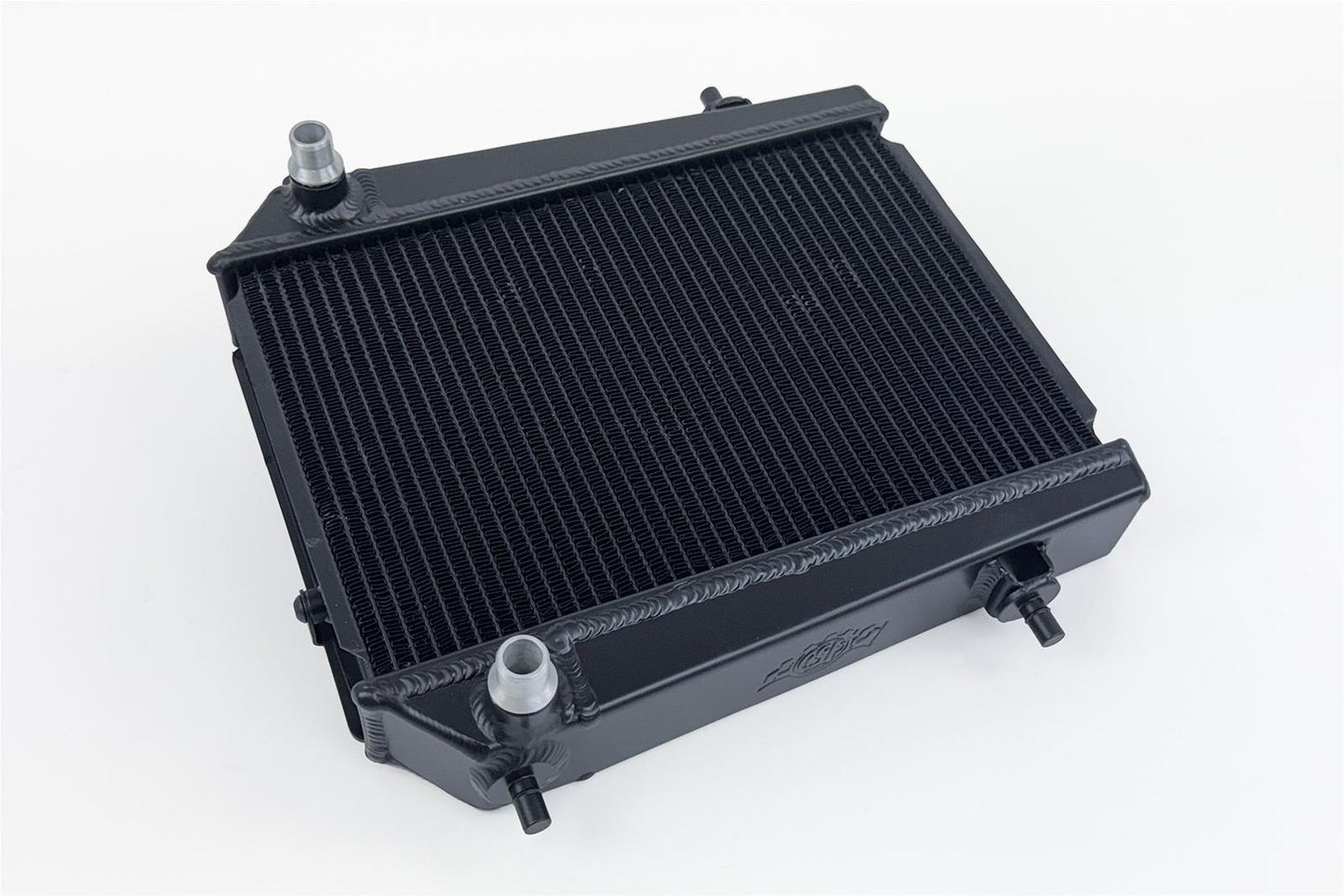 CSF 8321 black all-aluminum auxiliary radiator for BMW G8X M3, M4, and M2
