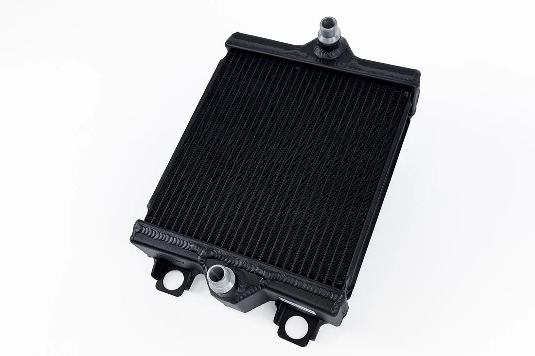 CSF 8355 black all-aluminum auxiliary radiator for BMW F87 M2 and F-Series B48 B58 models