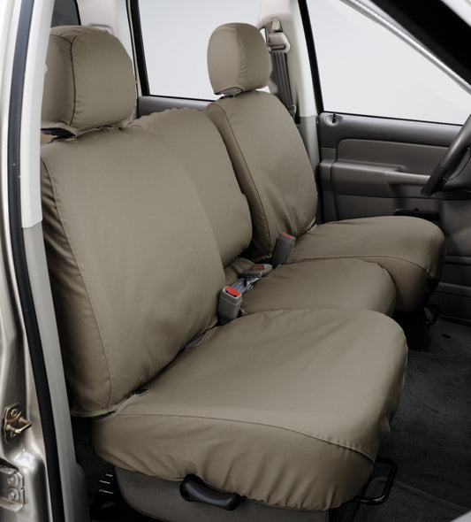 Covercraft 14-19 Subaru Forester Polycotton SeatSaver Custom Front Row Seat Covers - Wet Sand