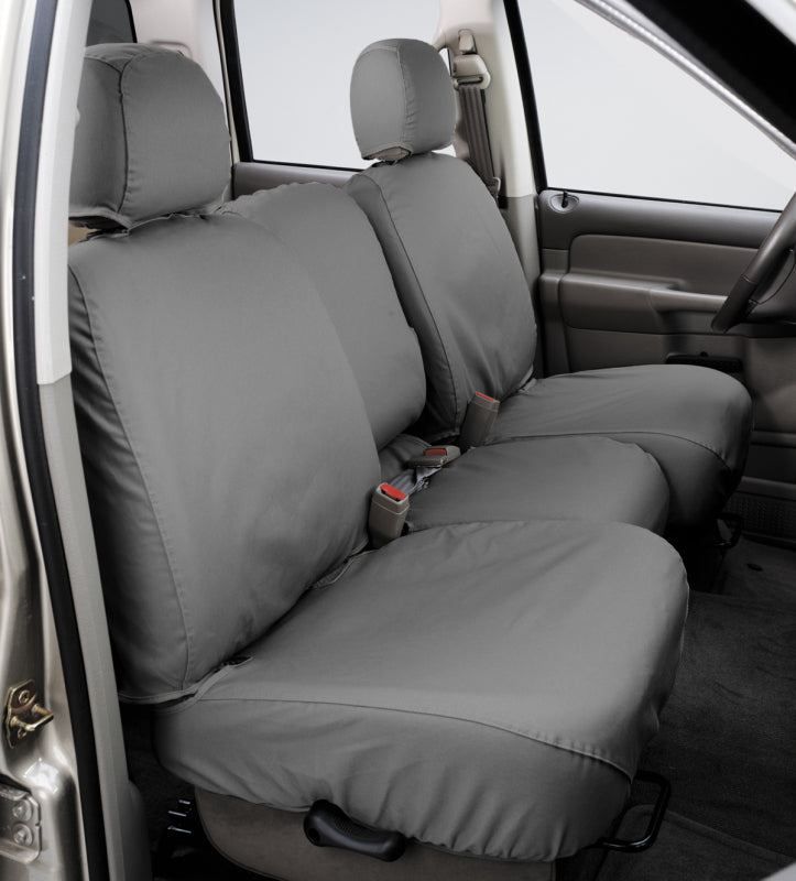 Covercraft 1997-01 Ford F150 Polycotton SeatSaver Custom Front Row Seat Covers - Grey