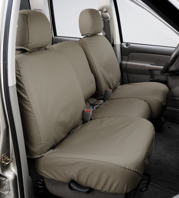 Covercraft 21-24 Chevrolet Trailblazer Polycotton SeatSaver Custom Front Row Seat Covers - Wet Sand