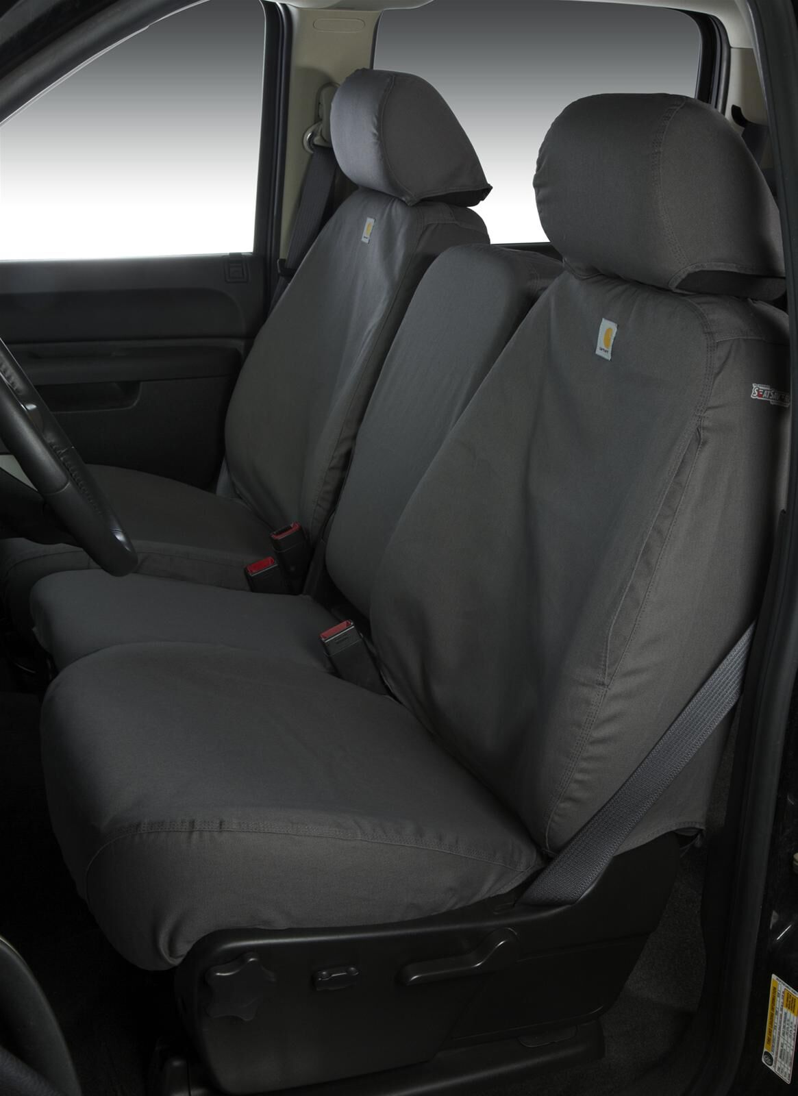 Covercraft 1996-01 Jeep Cherokee Carhartt SeatSaver Custom Front Row Seat Covers - Gravel
