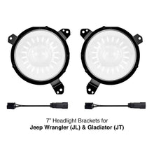 Load image into Gallery viewer, XK Glow Universal Fog Light Mounting Brackets for Jeep Wrangler JL and Gladiator JT Models 4In