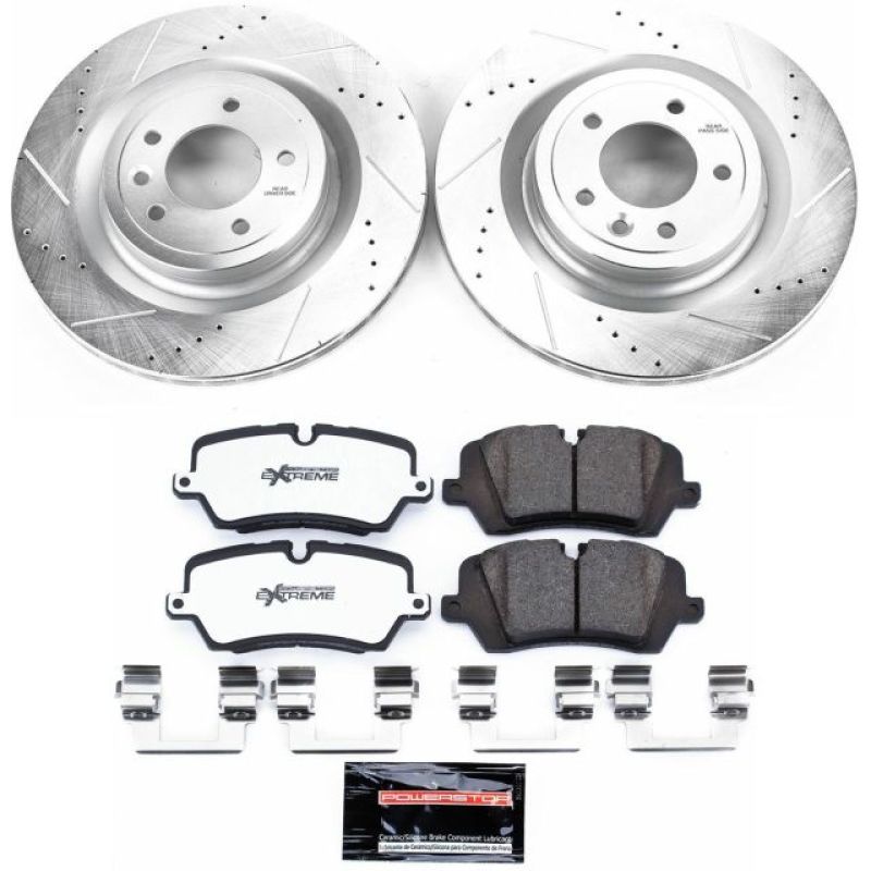 Power Stop 2017 Land Rover Discovery Rear Z36 Truck & Tow Brake Kit PowerStop