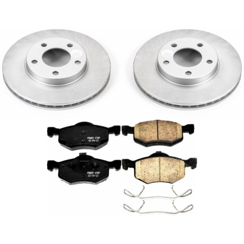Power Stop 01-07 Ford Escape Front Z17 Evolution Geomet Coated Brake Kit PowerStop