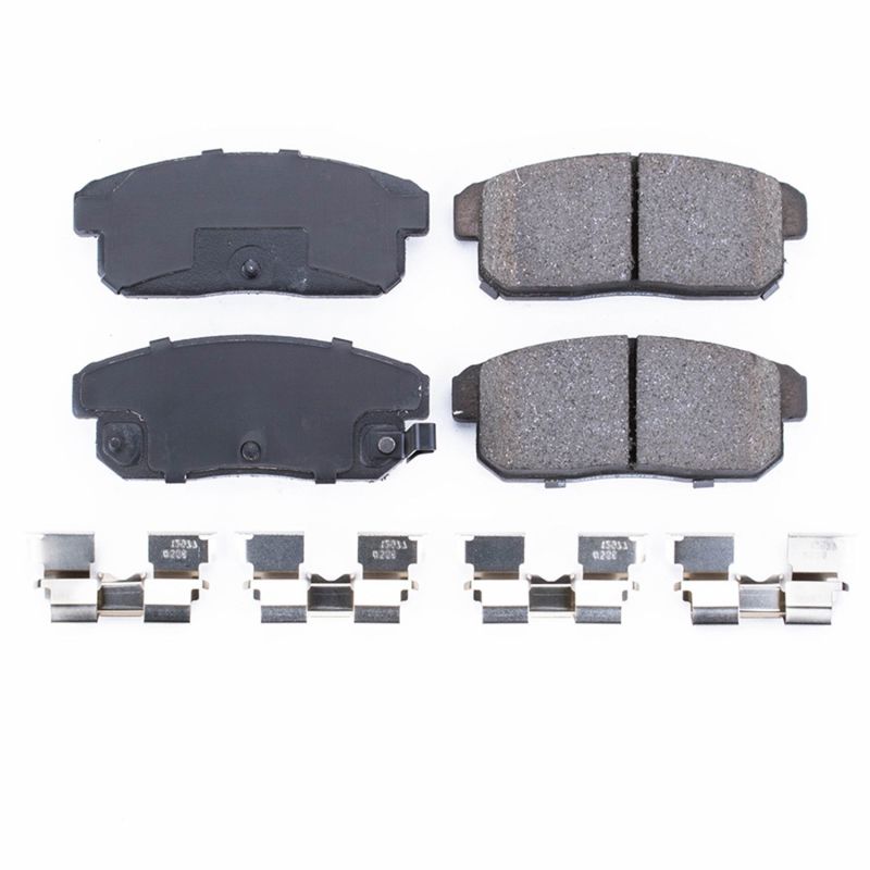 Power Stop 01-02 Infiniti G20 Rear Z17 Evolution Ceramic Brake Pads w/Hardware PowerStop