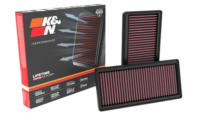 K&N 18-23 Mercedez Benz G500/G550/GLS580/GLE580/S560/S580 Drop In Air Filter K&N Engineering