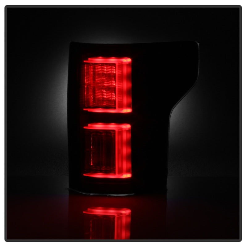Spyder 18-19 Ford F-150 (w/o Blind Spot Sensor) LED Tail Lights - Blk Smk (ALT-YD-FF15018-LED-BSM) SPYDER