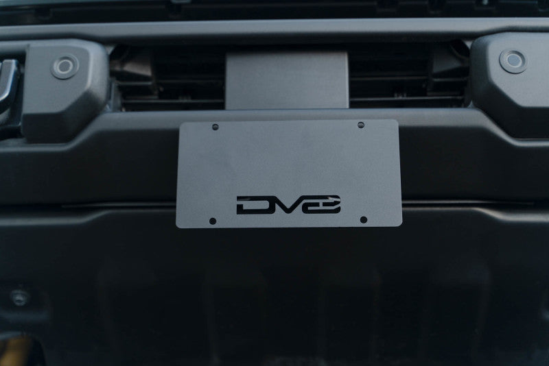 DV8 Offroad 21-23 Ford Bronco Capable Bumper Front License Plate Mount DV8 Offroad