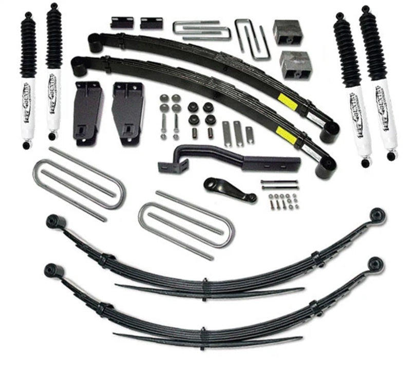 Tuff Country 88-96 F-250 4X4 351 Engine 6in Lift Kit w/Rr Leaf Springs (No Shocks)