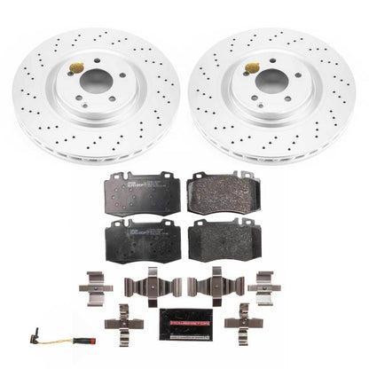 Power Stop 03-06 Mercedes-Benz CLK500 Front Euro-Stop Brake Kit PowerStop