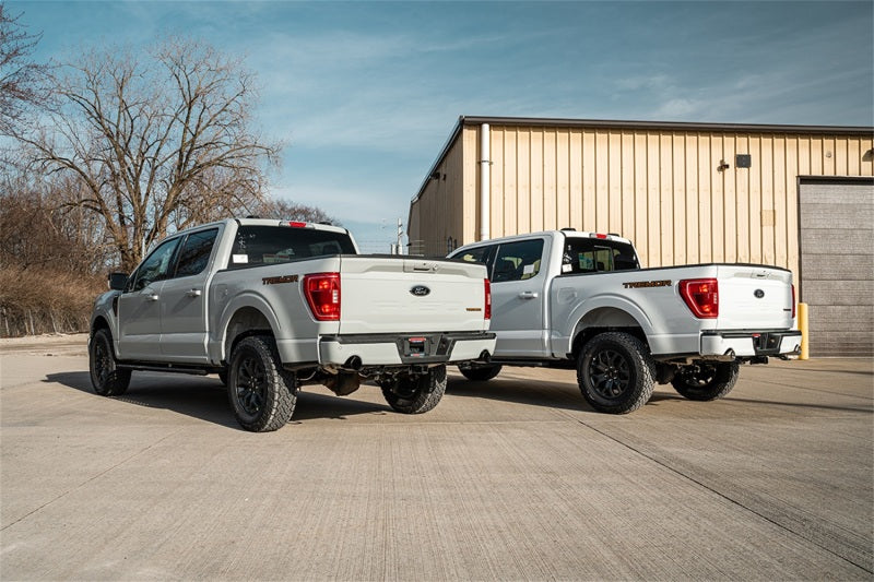 Corsa Xtreme, Sport / 3.0 in Cat-Back 4.0 in Single Tips | 2022-23 Ford F-150 Tremor 5.0L V8 -Black PVD CORSA Performance