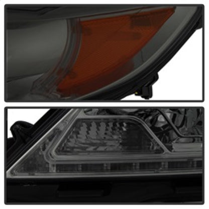Spyder 11-14 Toyota Sienna Projector Headlights - DRL LED - Smoke PRO-YD-TSEN11-DRL-SM SPYDER
