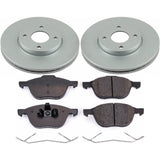 Power Stop 05-07 Ford Focus Front Z17 Evolution Geomet Coated Brake Kit