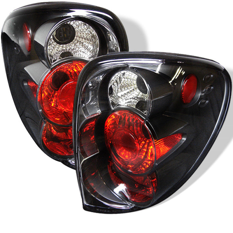 Spyder Dodge Caravan/Grand Caravan 01-07 Euro Style Tail Lights Black ALT-YD-DC01-BK SPYDER