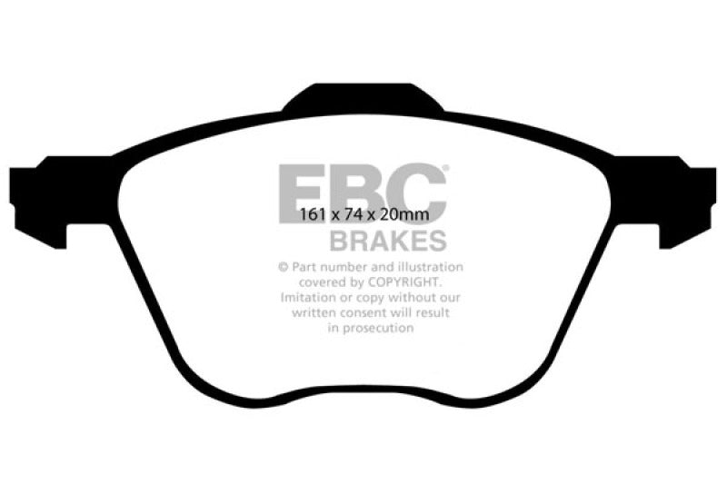 EBC Ultimax2 Front Brake Pads - UD880