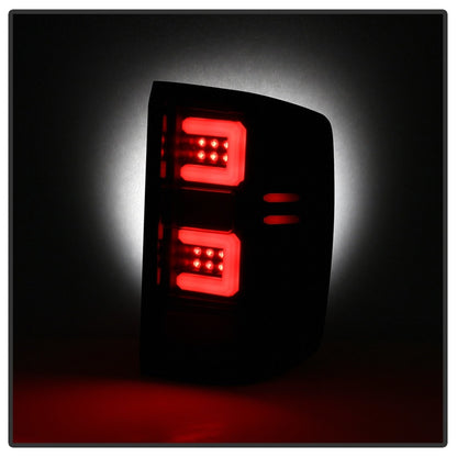 Spyder 16-18 Chevy Silverado Light Bar LED Tail Lights - All Black ALT-YD-CS16-LED-B SPYDER