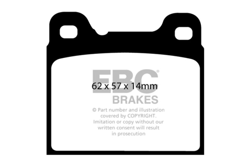 EBC YellowStuff Rear Brake Pads - DP41043R EBC